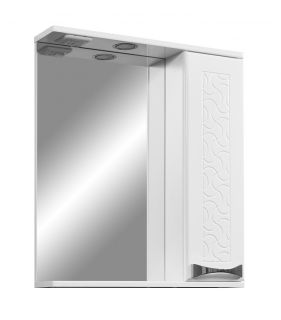 Зеркало-шкаф с подсветкой Stella Polar Ванда 60см белый SP-00000199